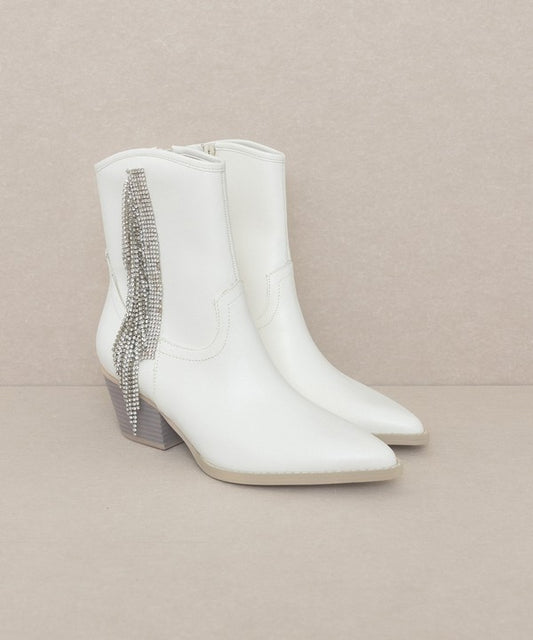 Rowan Rhinestone Fringe Boot