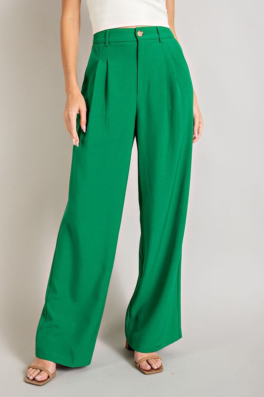 Relaxed Straight Leg Pants